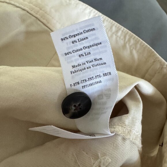 Everlane | NWT The Fatigue Barrel Pant in Birch/Bone Cream/White Size 8 - Picture 12 of 12